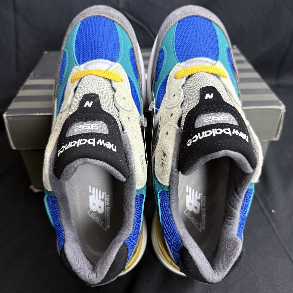 New Balance 992‎ X Billy's M992RR Size 7 Colorblock "Grey Blue Teal" Made In USA - Picture 4 of 10